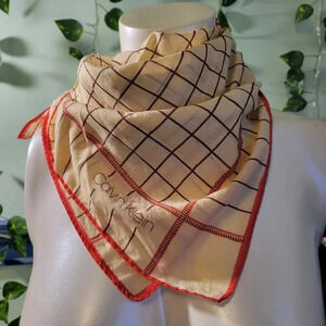 🍁2 for $14🍂 Vintage Calvin Klein Handkerchief scarf